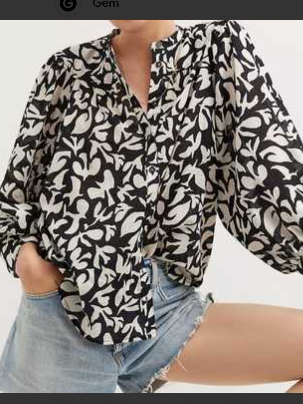 Anthropologie x Danielle Kroll Top